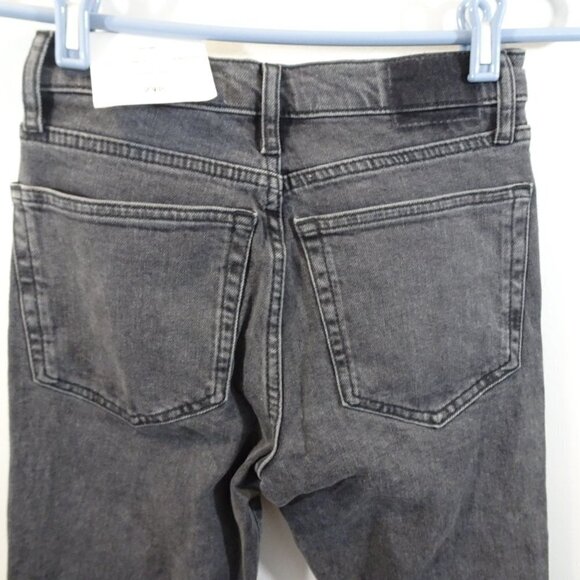 ZARA Slim Full Length Midweek Grey Jeans NEW Size 0 Signature Denim - Picture 6 of 7
